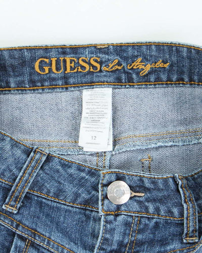 Vintage Y2k 00s Guess Denim Mini Skirt - XS