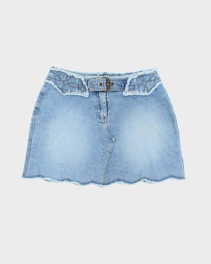 Vintage Y2k 00s Armour Jeans Denim Mini Skirt - XS