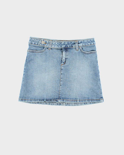 Vintage Y2k 00s Le Chateau Denim Mini Skirt - XS