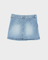 Vintage Y2k 00s Le Chateau Denim Mini Skirt - XS