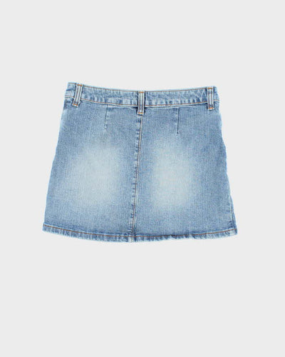 Vintage Y2k 00s Le Chateau Denim Mini Skirt - XS