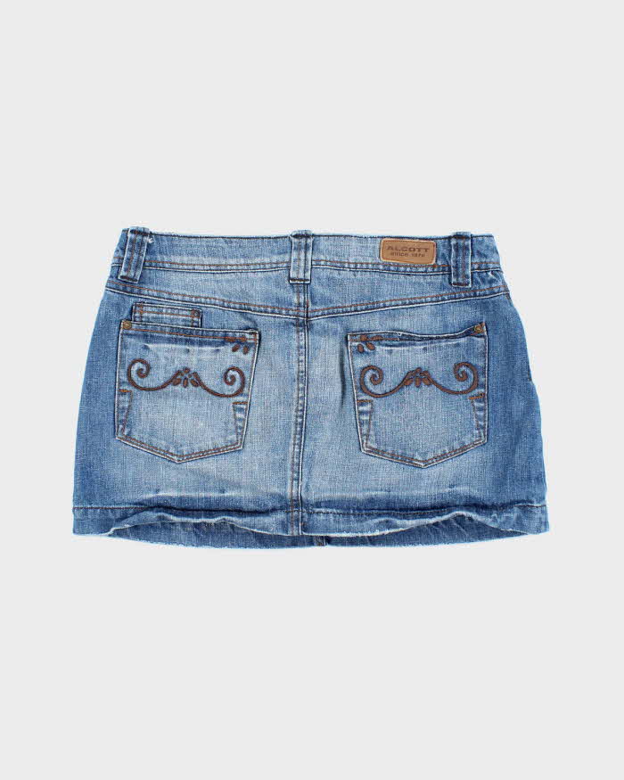 Vintage Y2k 00s Alcott Denim Mini Skirt - S