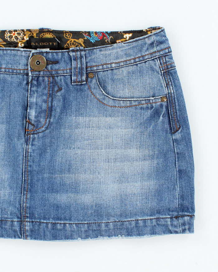 Vintage Y2k 00s Alcott Denim Mini Skirt - S