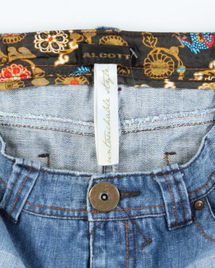 Vintage Y2k 00s Alcott Denim Mini Skirt - S
