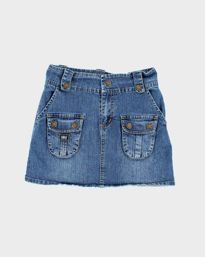 Vintage Y2k 00s 725 Originals Denim Mini Skirt - XS