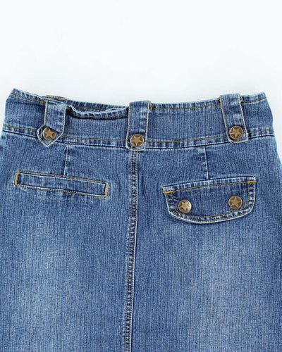 Vintage Y2k 00s 725 Originals Denim Mini Skirt - XS