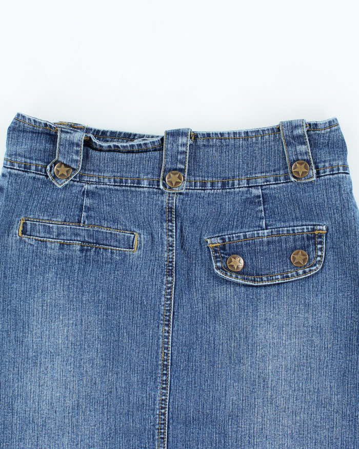 Vintage Y2k 00s 725 Originals Denim Mini Skirt - XS