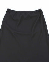 Vintage 90s Flowy Black Skirt - S