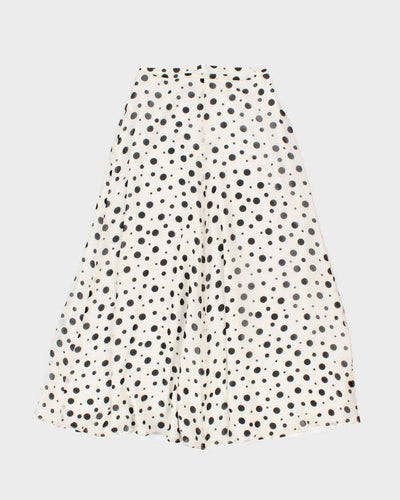 Vintage 90s Jax Polka Dot Skirt - XS