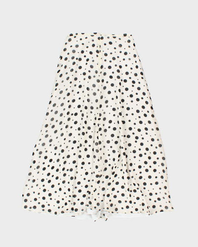 Vintage 90s Jax Polka Dot Skirt - XS