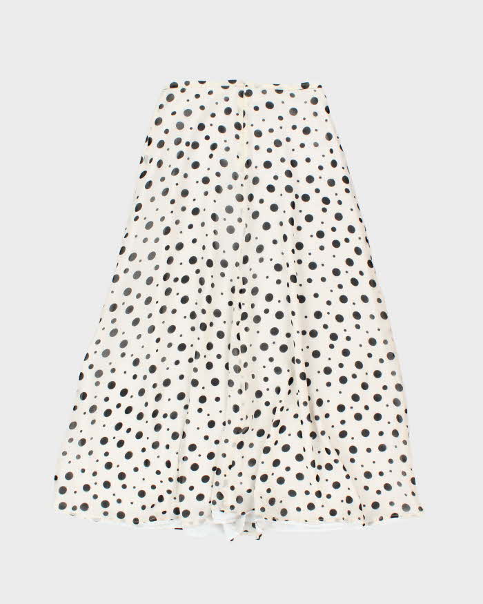 Vintage 90s Jax Polka Dot Skirt - XS