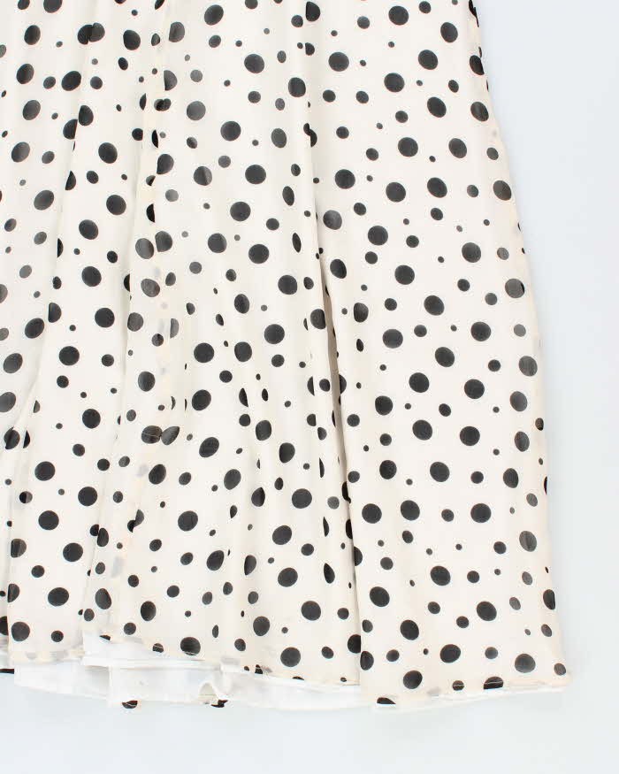 Vintage 90s Jax Polka Dot Skirt - XS