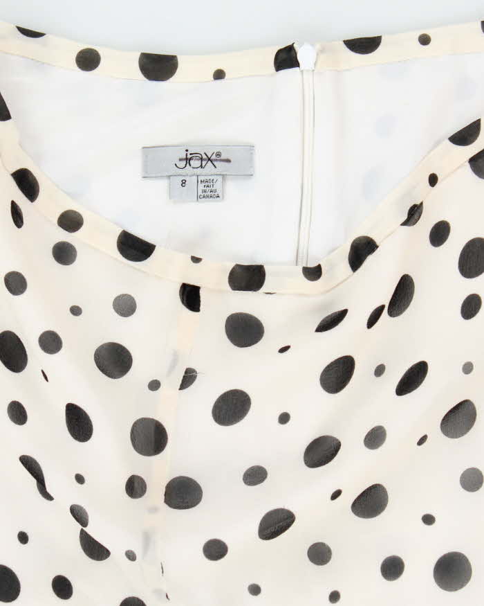 Vintage 90s Jax Polka Dot Skirt - XS