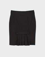 Vintage 00s Seduction Pin Stripe Skirt - S