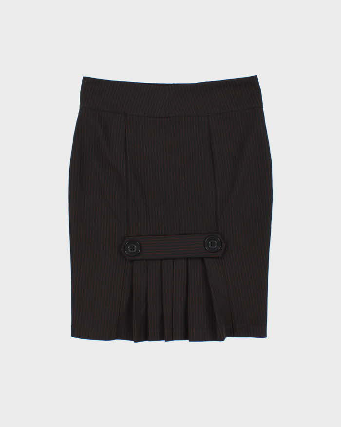 Vintage 00s Seduction Pin Stripe Skirt - S
