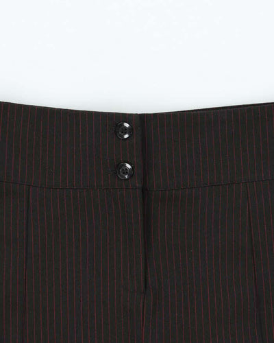 Vintage 00s Seduction Pin Stripe Skirt - S