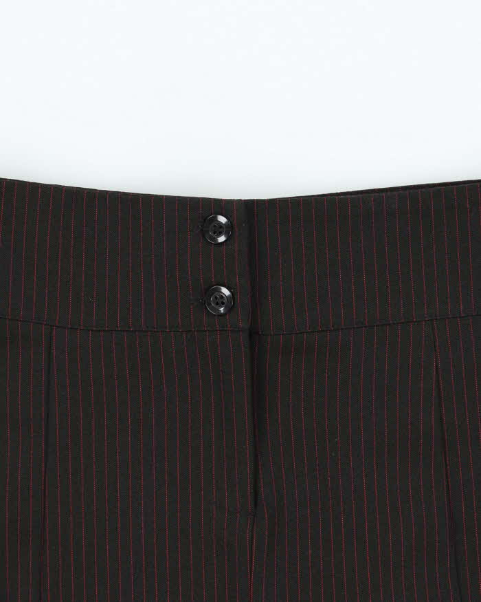 Vintage 00s Seduction Pin Stripe Skirt - S