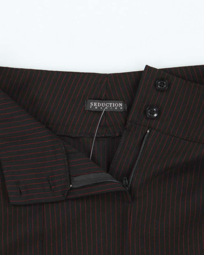 Vintage 00s Seduction Pin Stripe Skirt - S
