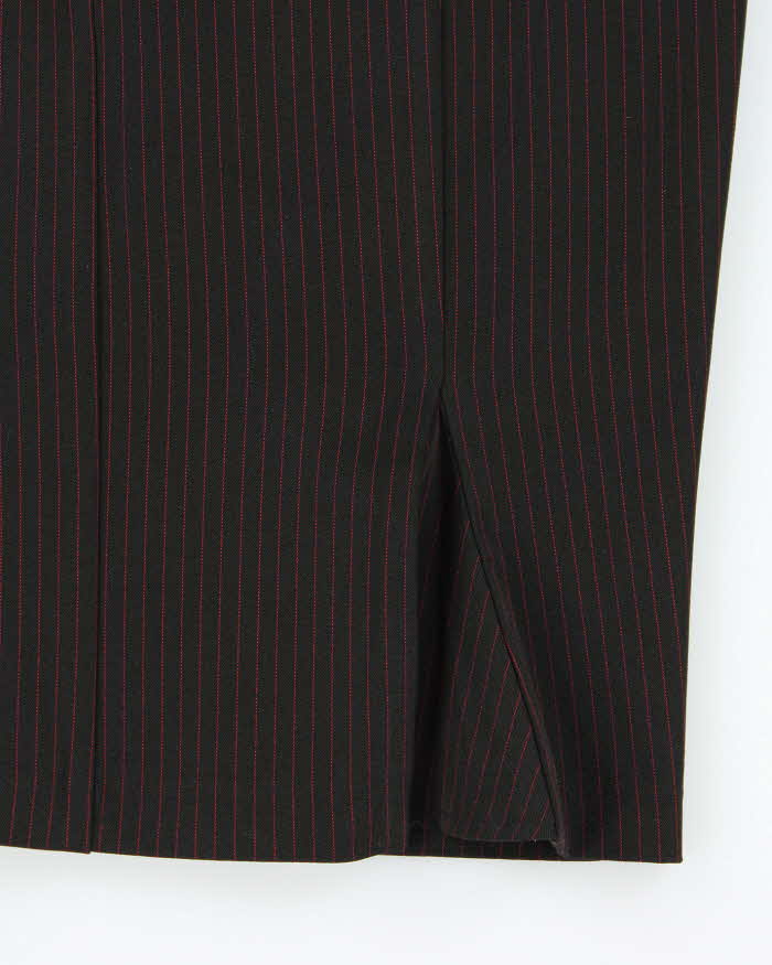 Vintage 00s Seduction Pin Stripe Skirt - S