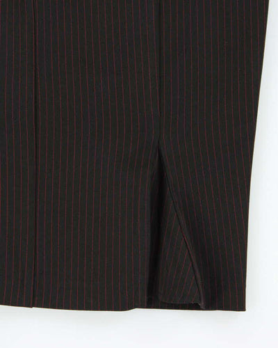 Vintage 00s Seduction Pin Stripe Skirt - S