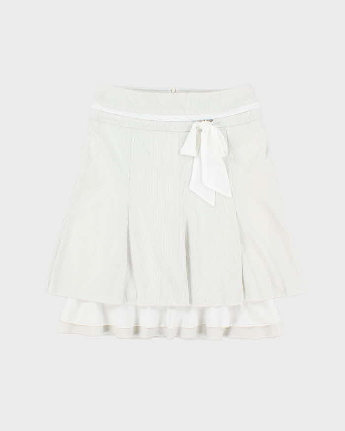 Vintage Y2k 00s Zoe Tiered Pin Stripe Skirt - S