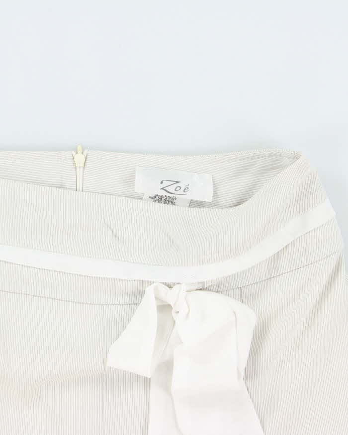 Vintage Y2k 00s Zoe Tiered Pin Stripe Skirt - S