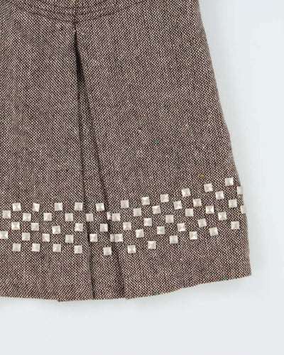 Vintage Y2k 00s Le Chateau Studded Skirt - S