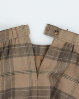Vintage Ungaro Parallele Check Wool Blend Skirt - XS