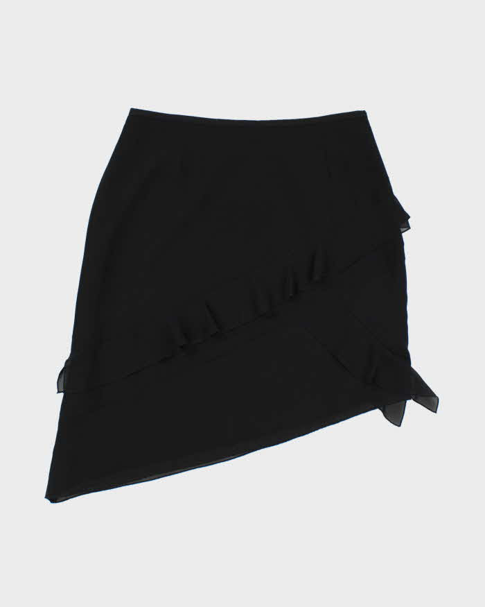 Vintage 90s 00s Nygard Ruffle Asymmetric Hem Skirt - M