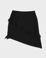 Vintage 90s 00s Nygard Ruffle Asymmetric Hem Skirt - M
