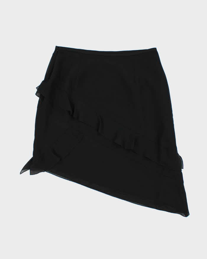 Vintage 90s 00s Nygard Ruffle Asymmetric Hem Skirt - M