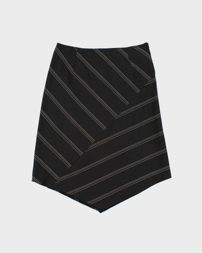 Vintage 90s Lux-Lorelei Triangle Hem Stripe Skirt - XS