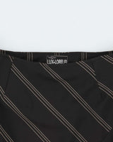 Vintage 90s Lux-Lorelei Triangle Hem Stripe Skirt - XS