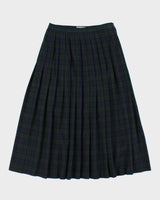 Vintage 80s Mister Leonard Wool Blend Check Skirt - XS