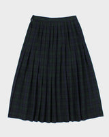 Vintage 80s Mister Leonard Wool Blend Check Skirt - XS