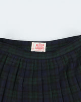 Vintage 80s Mister Leonard Wool Blend Check Skirt - XS