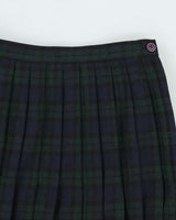 Vintage 80s Mister Leonard Wool Blend Check Skirt - XS