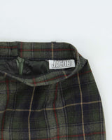 Vintage 90s Jacob Wool Blend Check Skirt - XS