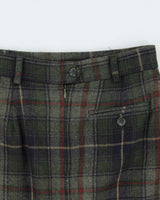 Vintage 90s Jacob Wool Blend Check Skirt - XS