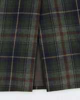 Vintage 90s Jacob Wool Blend Check Skirt - XS