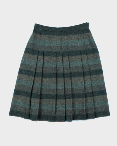 Vintage Agasa Pleated Wool Skirt - S