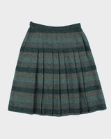 Vintage Agasa Pleated Wool Skirt - S