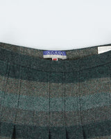 Vintage Agasa Pleated Wool Skirt - S