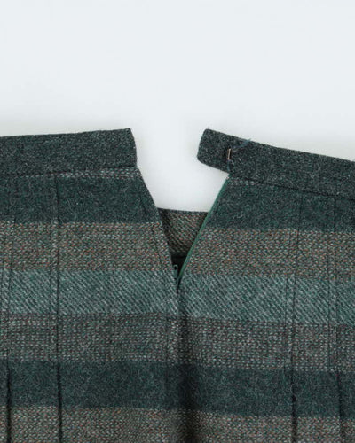 Vintage Agasa Pleated Wool Skirt - S