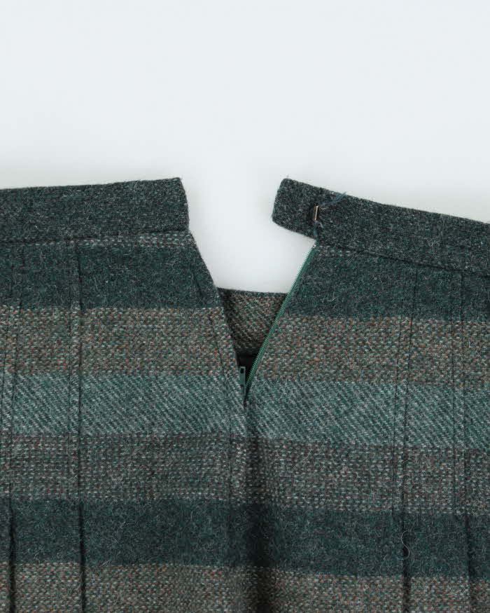 Vintage Agasa Pleated Wool Skirt - S