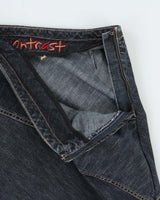 Vintage Y2k 00s Contrast Denim Skirt - S