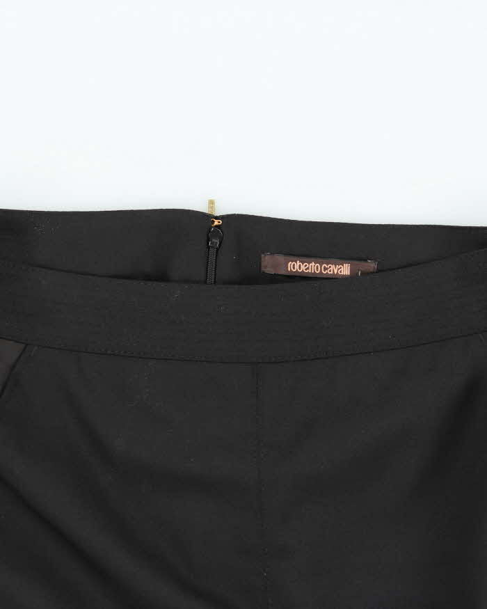 Vintage 2000s Roberto Cavalli Wool Suit Skirt - S