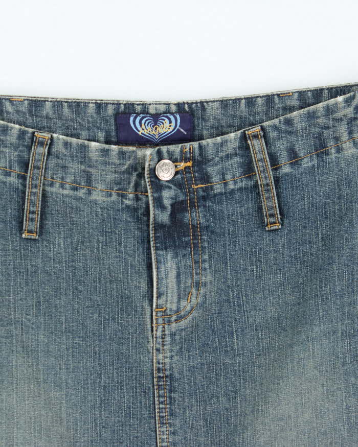 Vintage Y2k 00s Angels Denim Magic Skirt - XS