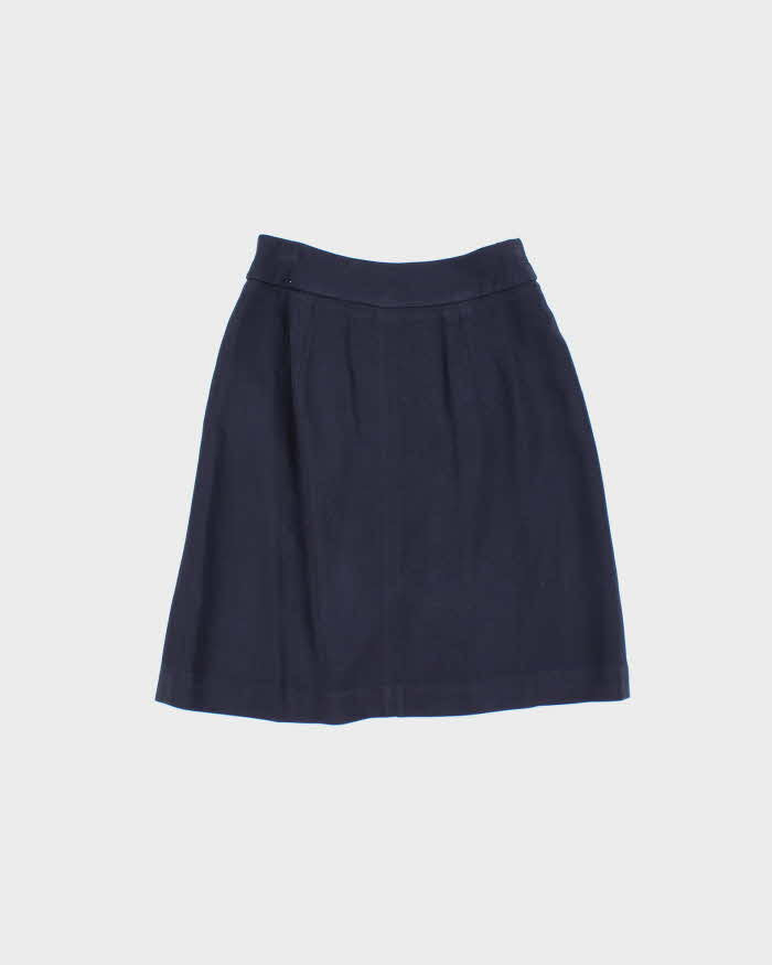 Vintage Burberry Button Skirt - XXS