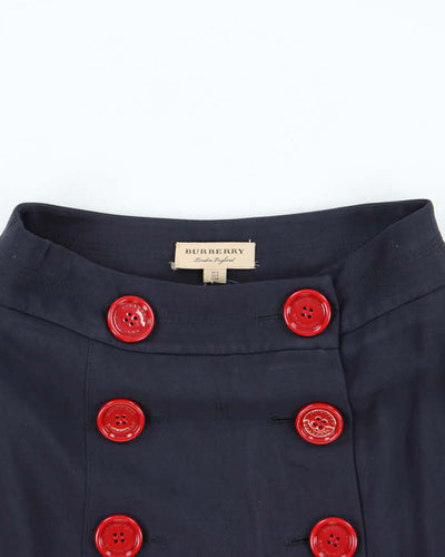 Vintage Burberry Button Skirt - XXS